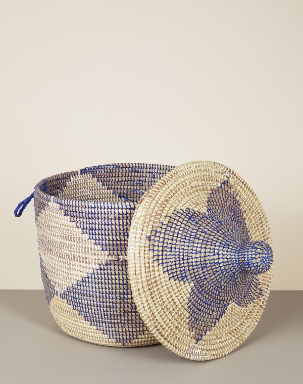 Low Patterned Hamper Basket - Image 3