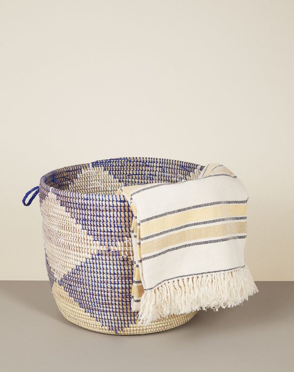 Low Patterned Hamper Basket - Image 4