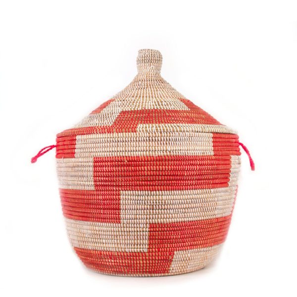 Low Patterned Hamper Basket - Image 5