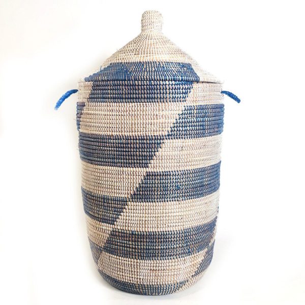 Large Patterned Hamper Basket - Image 3