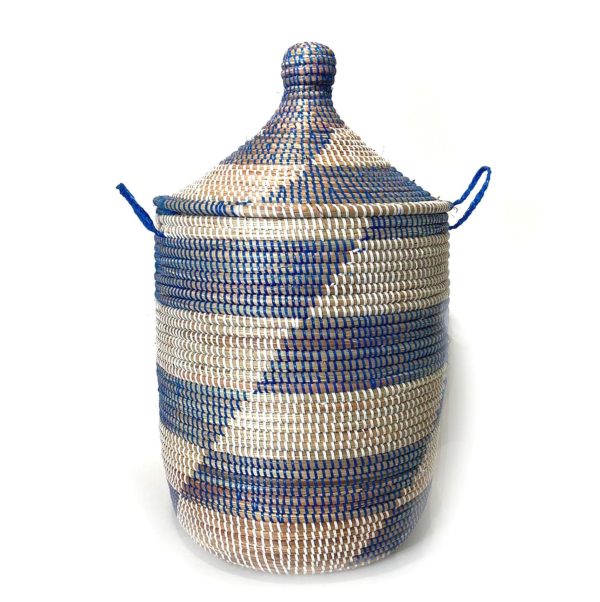 Medium Patterned Hamper Basket - Image 2