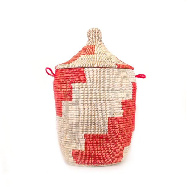 Medium Patterned Hamper Basket - Image 3