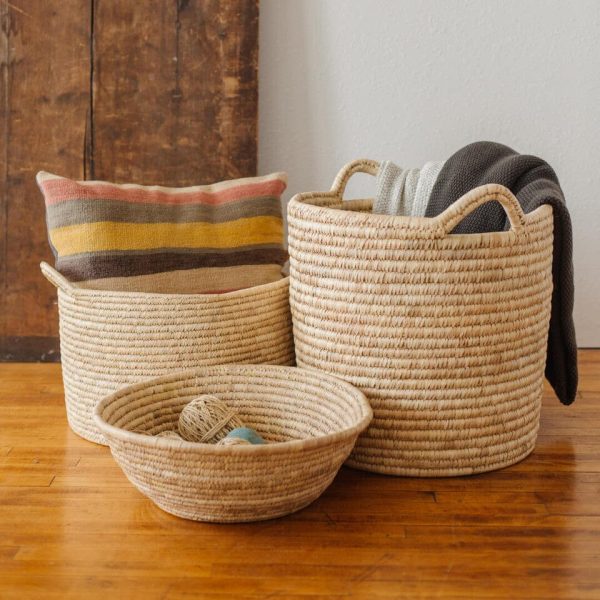 Palm Leaf Laundry Basket - Image 5