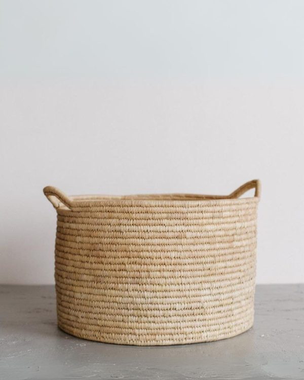 Palm Leaf Laundry Basket