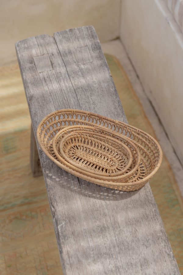 Oval Rattan Basket Set - Image 3