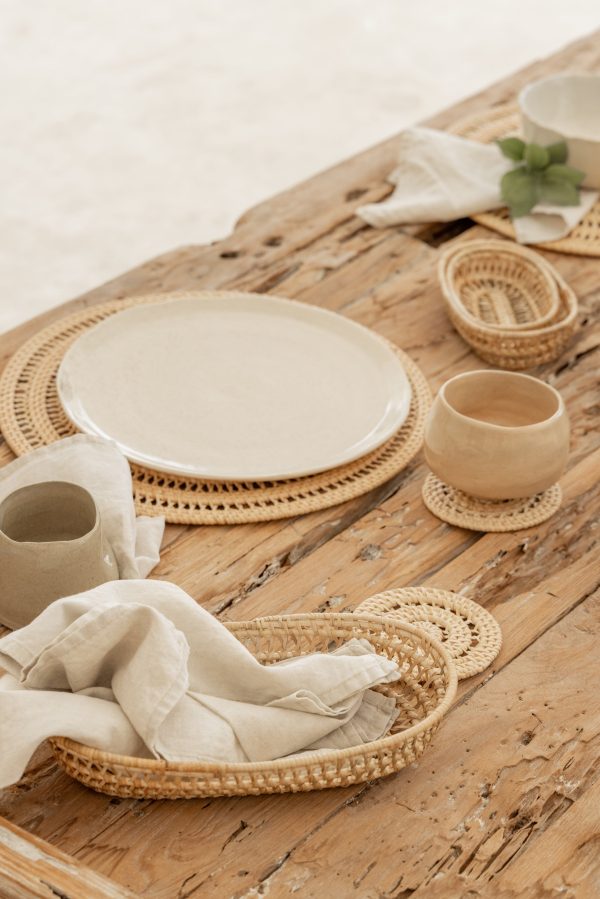 Oval Rattan Basket Set - Image 2