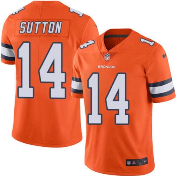 Men’s Denver Broncos Courtland Sutton Game Vapor Jersey Orange