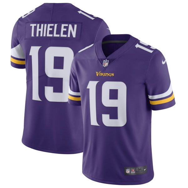 Men’s Minnesota Vikings Adam Thielen Vapor Untouchable Limited Player Football Jersey Purple