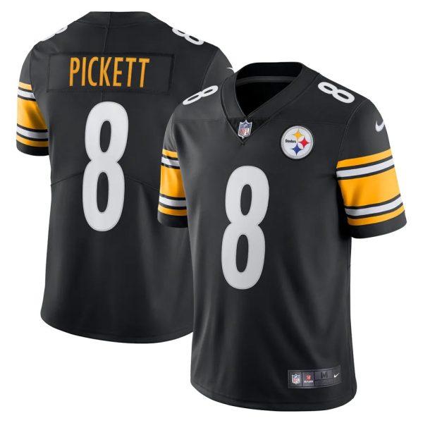 Youth Pittsburgh Steelers Kenny Pickett Vapor Jersey – Black