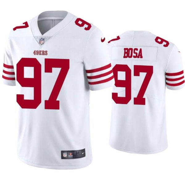 Men’s San Francisco 49ers Nick Bosa Vapor Untouchable Jersey White