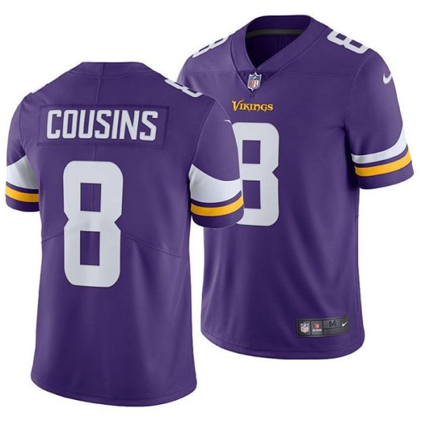 Men’s Minnesota Vikings Kirk Cousins Limited Player Jersey Purple